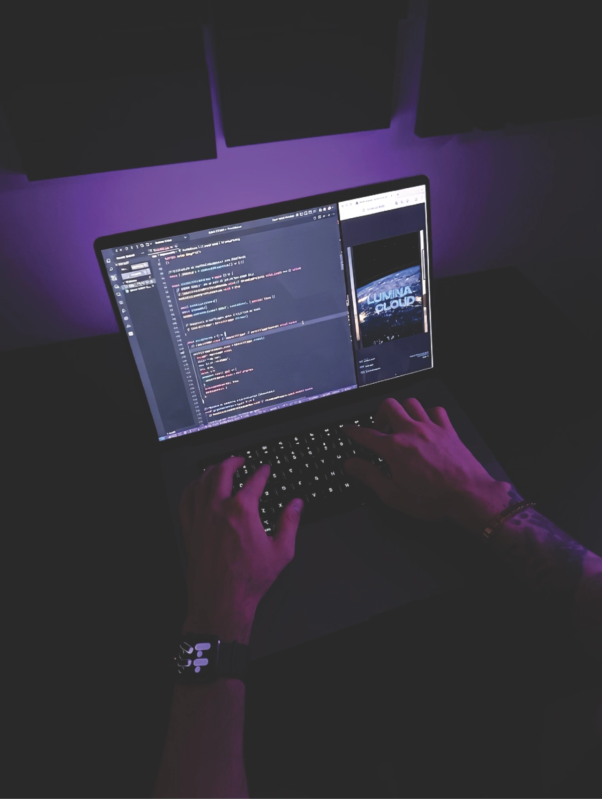 Développeur web AXNT Studio Liège au travail